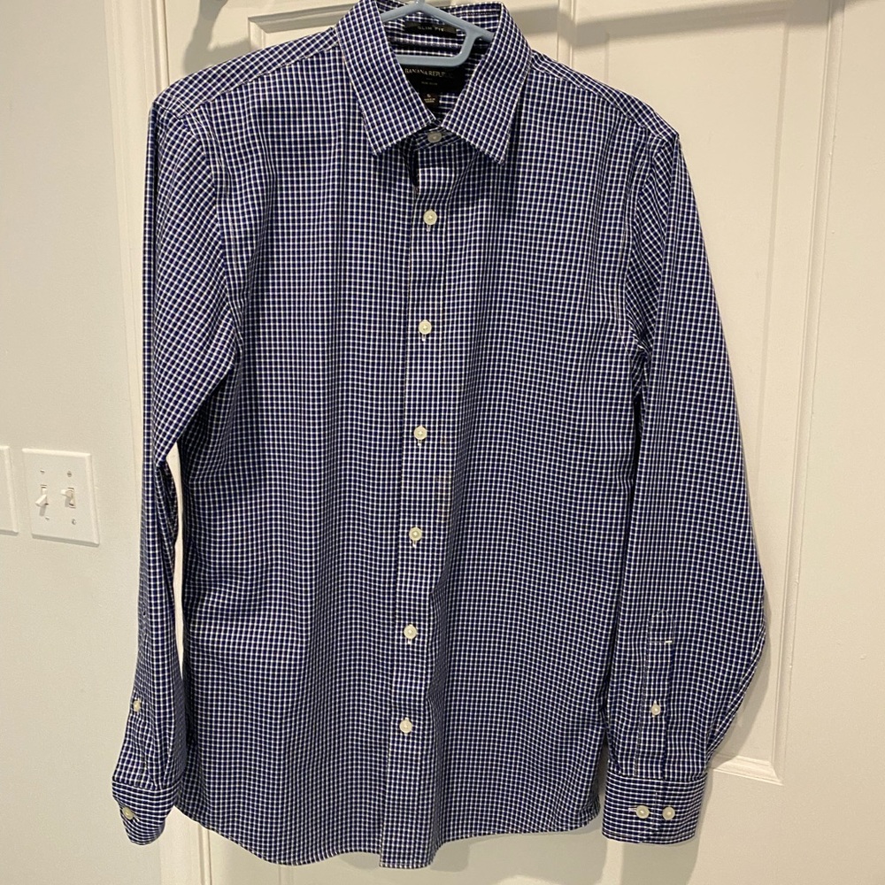 Banana Republic Mens Non Iron Shirt small